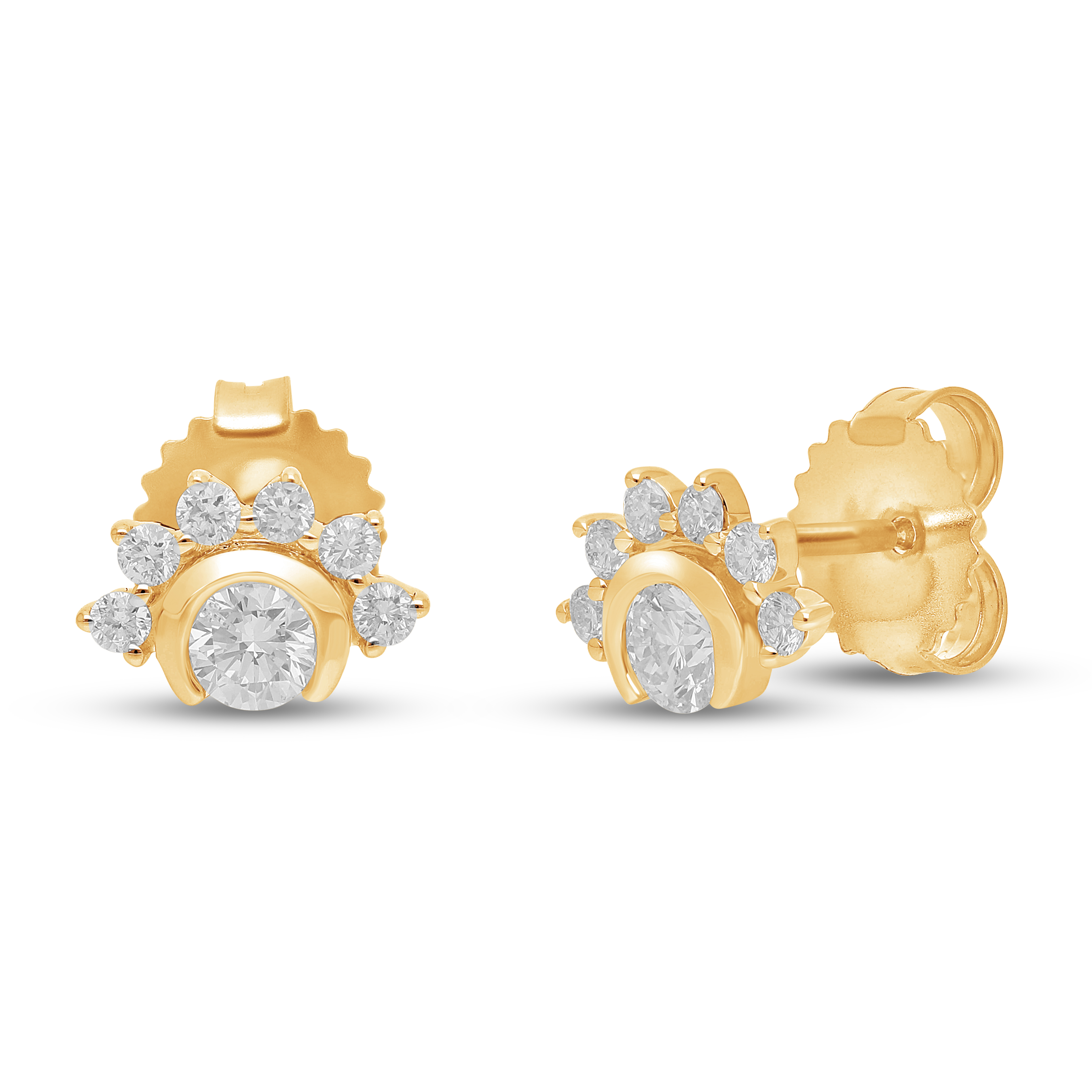 Sunrise Solitaire Studs
